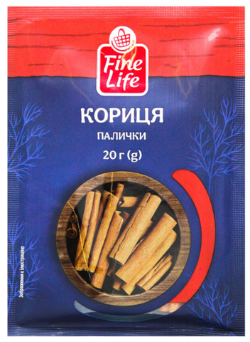 Кориця Fine Life палички 20 г